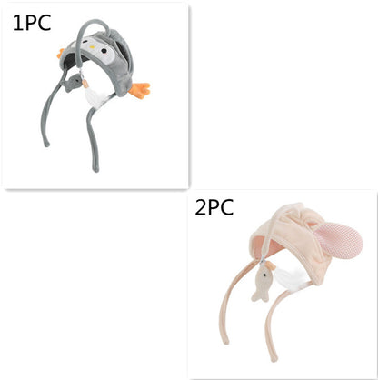 New Head Wearing Feather Funny Cat Stick