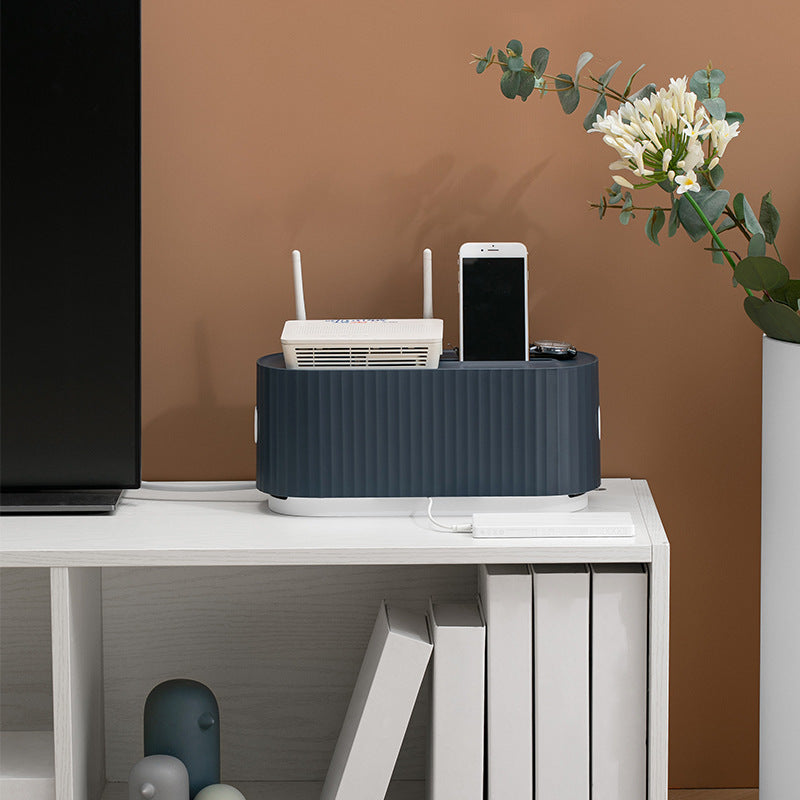 Power Strip Wire Case Cable Storage Box Anti Dust Charger