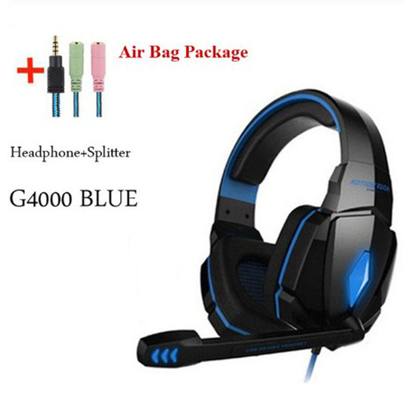 Wired Gaming Headset Headphones Surround Sound Deep