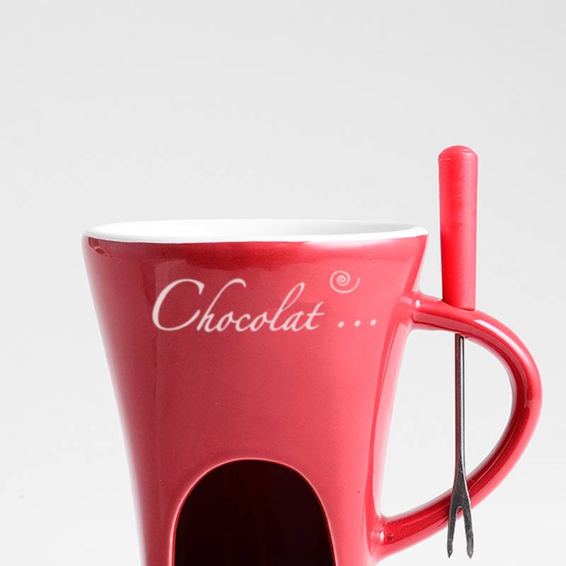 Fondue Mug Set Personal Mini Fondue Pots Melter Cup