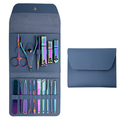 Nail Art Tools Manicure Set Nail Clipper Set 16 Piece Set