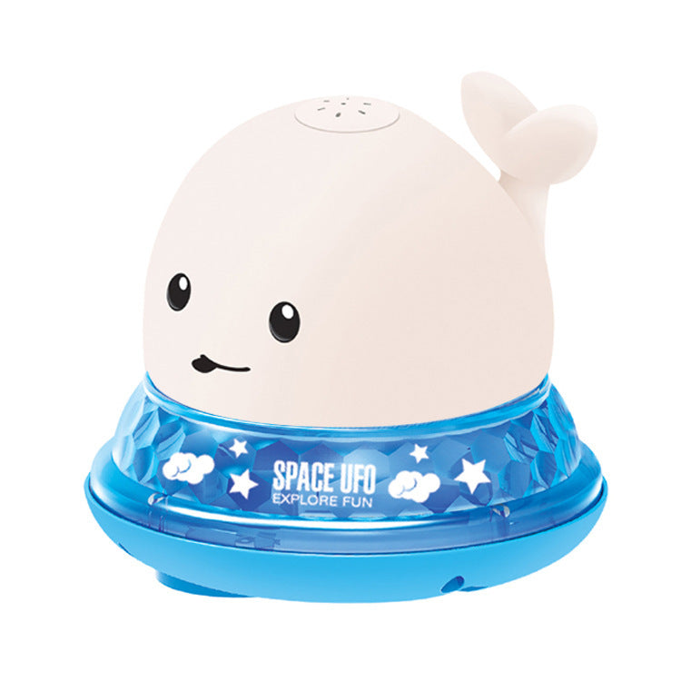 Baby Cute Cartoon Whale Floating Spraying Water Bath