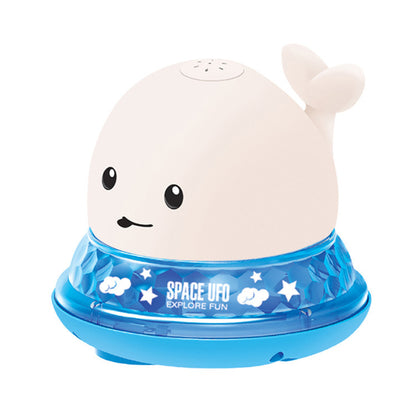 Baby Cute Cartoon Whale Floating Spraying Water Bath