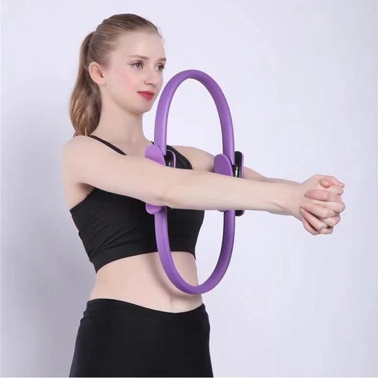 Yoga Pilates Ring Unbreakable Yoga Magic Circle Toning Thighs Abs Legs Exercise