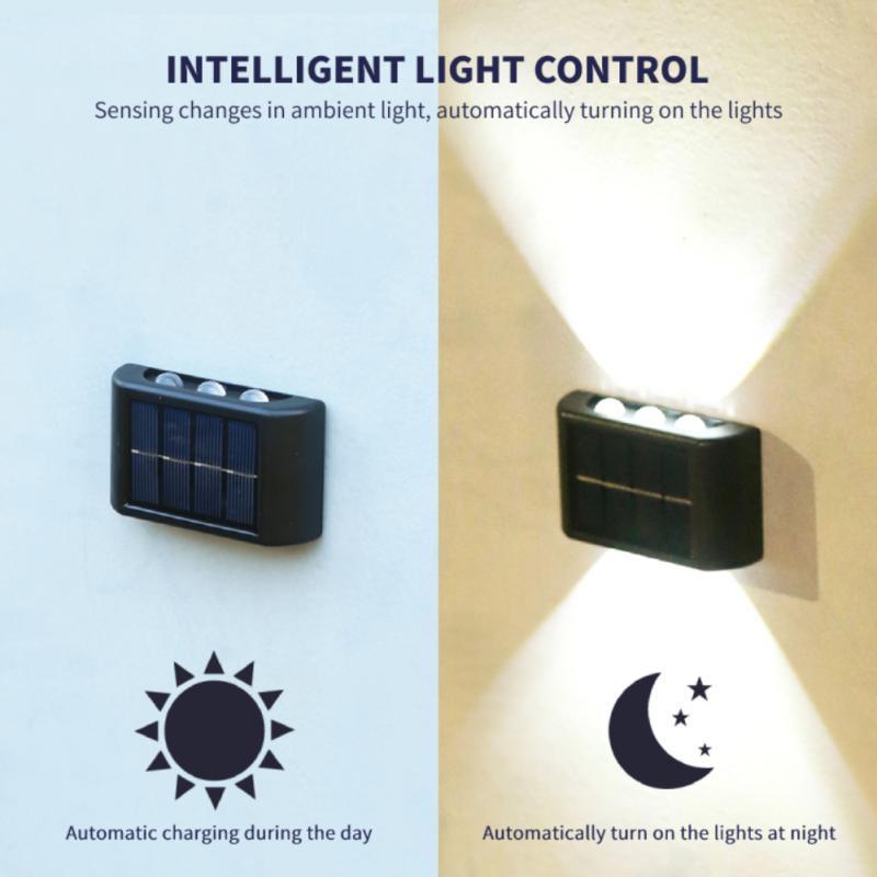 Solar Outdoor Garden Light Up And Down Glowing Atmosphere  Decorative