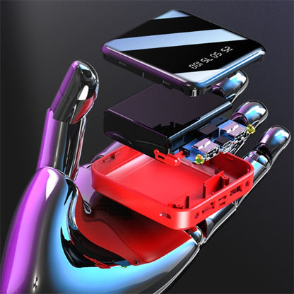 Mini Power Bank 20000 MAh Portable Mirror