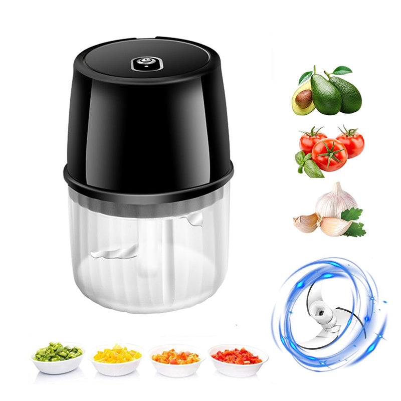 USB Rechargeable Electric Garlic Press Portable Wireless