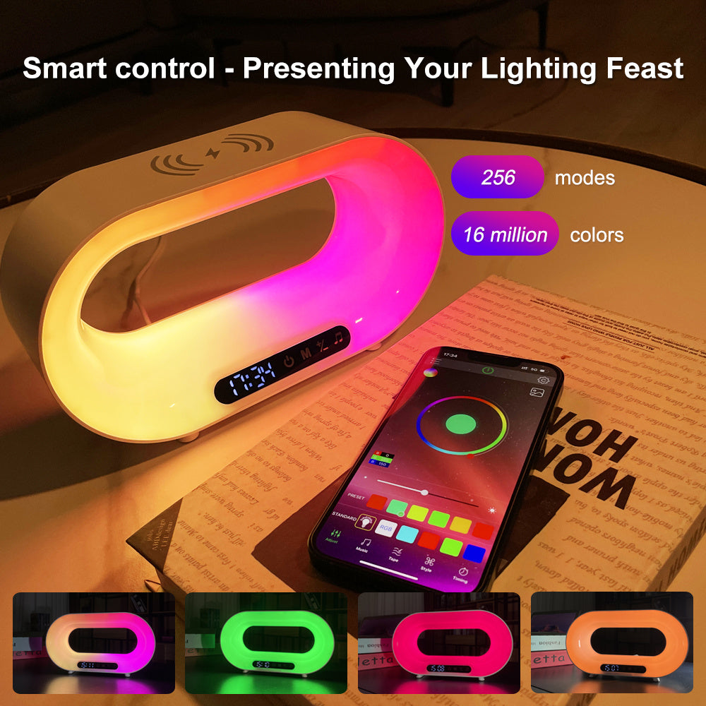 Multi-function 3 In 1 LED Night Light APP Control RGB Desk Lamp