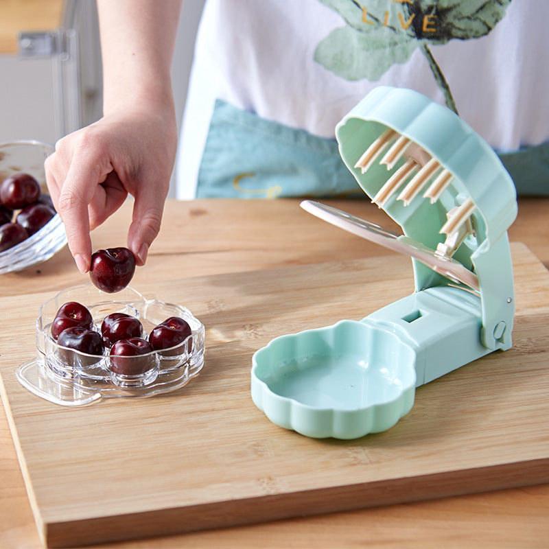 Light Green Cherry Seed Remover For Use Kitchen