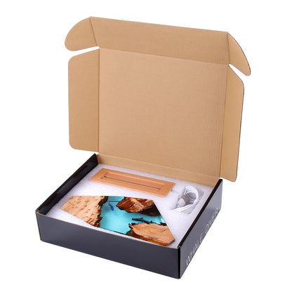 Cavern Whale Diver Tabletop Lamp Decoration Marine Art