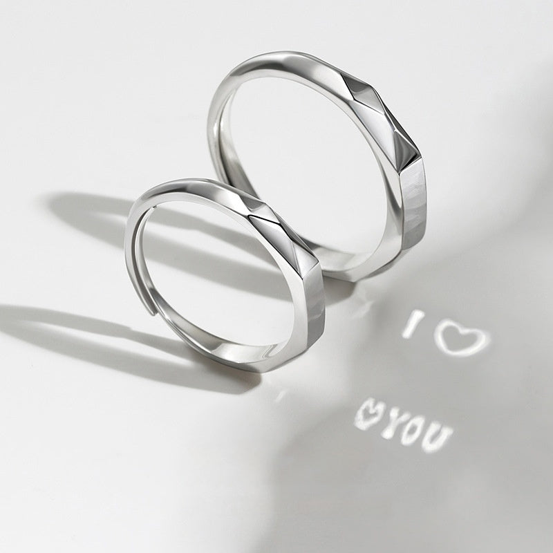S925 Sterling Silver Rings By Light New Jewelry