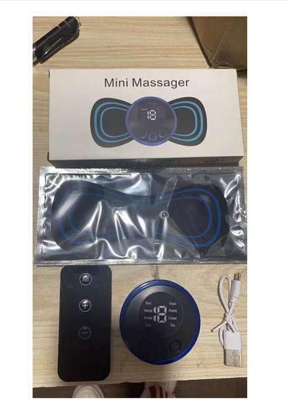 Mini Massage Pad Smart LCD Display Electrotherapy Massager
