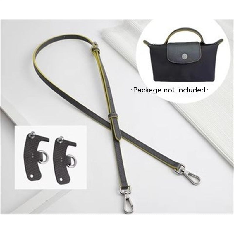 Wide Shoulder Strap Punch-free Leather Ring Crossbody