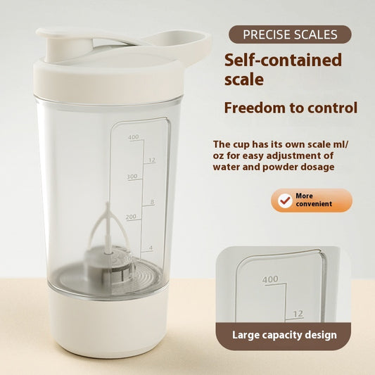 400ML 14oz Electric Protein Powder Mixing Cup Automatic Shaker