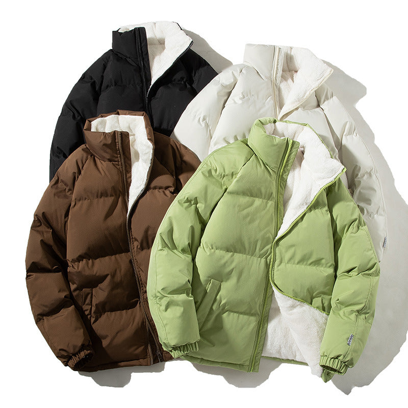 Couples Stand-up Collar Coat With Pockets Fashion Winter