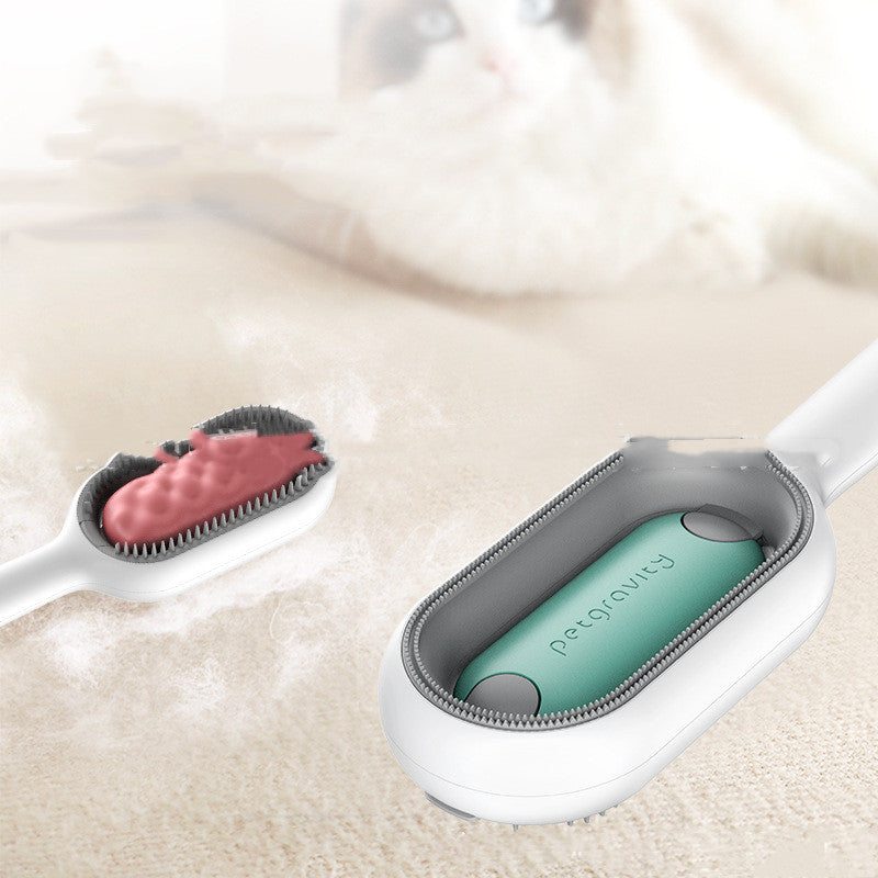 Hair Removal Comb With Disposable Wipes Sticker Cat