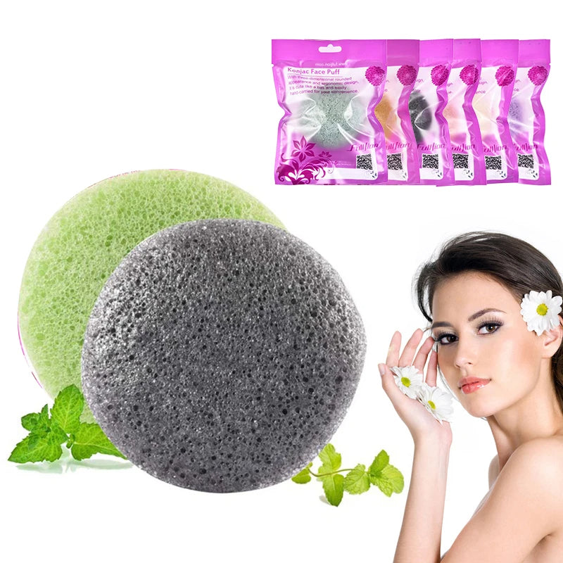 Konjac Sponge For Washing Face Round Konjac