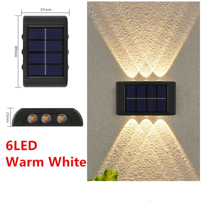 Solar Outdoor Garden Light Up And Down Glowing Atmosphere  Decorative