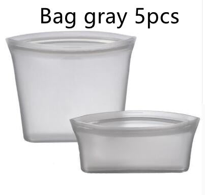 Food Silicone Bag Fresh-keeping Storage Box