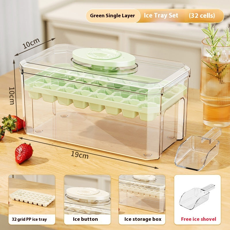 PP Material Ice Mould Quick Demould Ice Cube Tray Creative