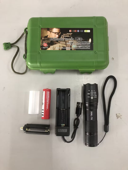 Strong Light Flashlight Special Forces Rechargeable