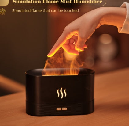 Aroma Diffuser With Flame Light Mist Humidifier Diffuser