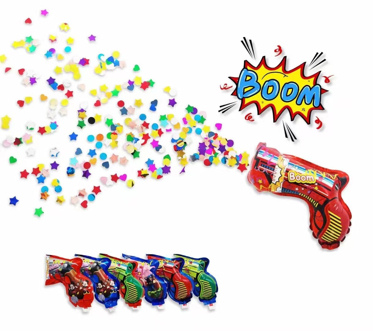 Automatic Inflatable Spray Balloon Hand Held Salute Fireworks