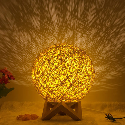 Creative Linen Table Lamp Novel and Unique LED Intelligent