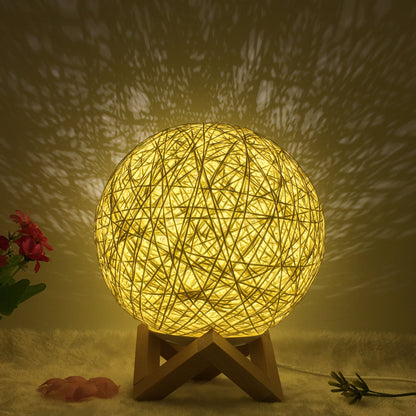Creative Linen Table Lamp Novel and Unique LED Intelligent