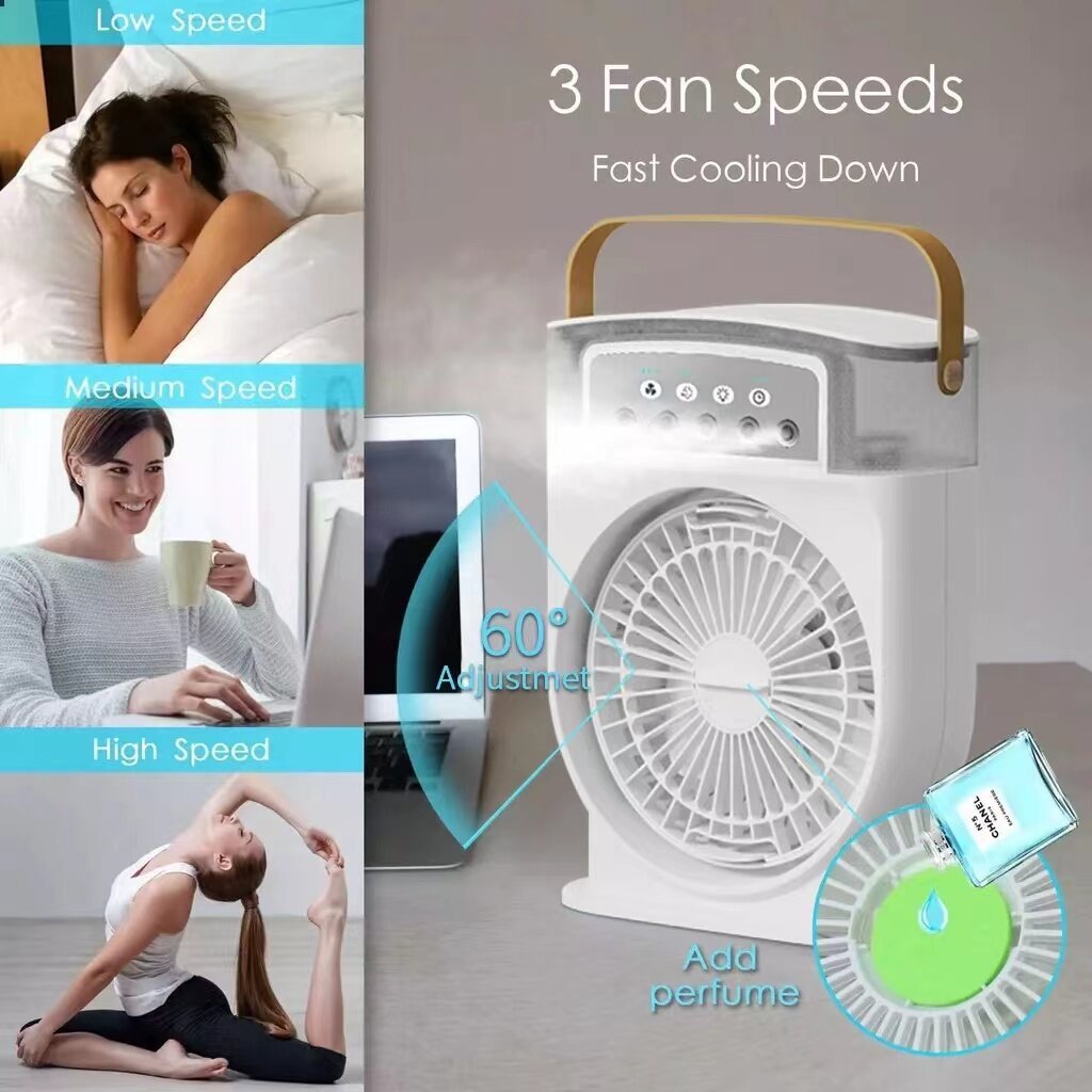 Portable USB Air Conditioner Cooling Fan Humidifiers