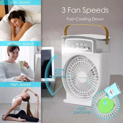 Portable USB Air Conditioner Cooling Fan Humidifiers