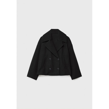 Ins Double-breasted Lapel Blazer Jacket Fashion Loose
