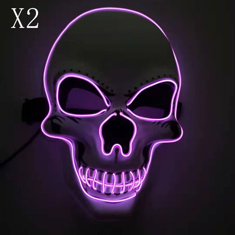 Skull LED Glowing Halloween Mask