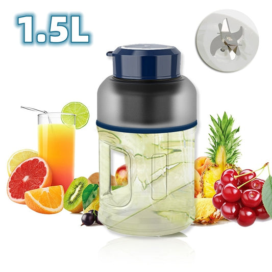 1500ml Portable Blender Cup Fruit Mixers Fruit Extractors