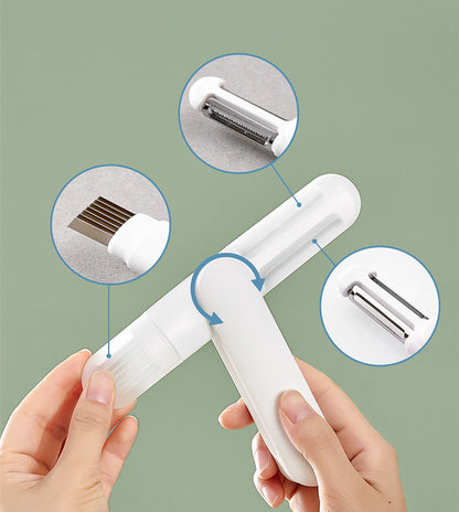 3 In 1 Multifunctional Rotary Paring Knife 360 Rotating