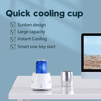 Portable Fast Cooling Cup Electronic Refrigeration Cooler for Beer