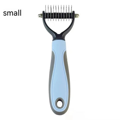 Dogs And Cats Stainless Steel Knife Pet Hair Unknotting Comb