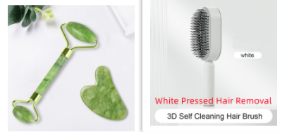 Self Cleaning Hair Brush For Women One-key Cleaning Hair Loss