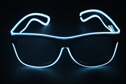 NEW Fashion 7 Colors Flashing EL Wire Led Glasses Party