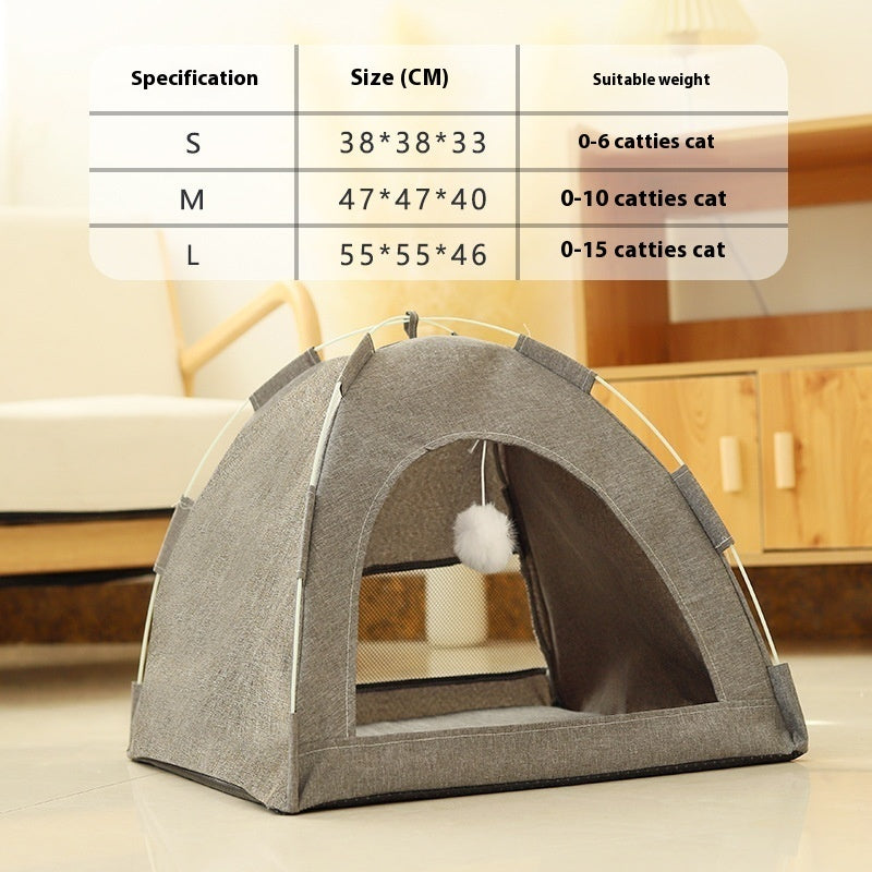 Cathouse Doghouse Breathable Tent Nest Indoor Outdoor