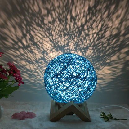 Creative Linen Table Lamp Novel and Unique LED Intelligent