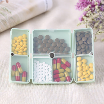 7-divided magnet pill box
