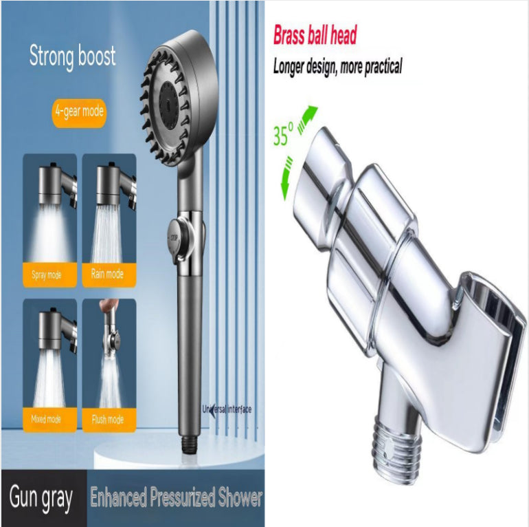 The Third Gear Adjustable Strong Supercharged Shower Head