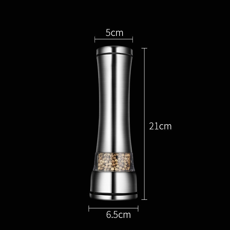 Black pepper grain grinder manual seasoning bottle