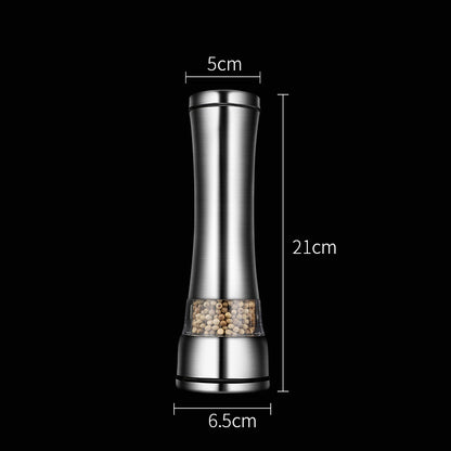 Black pepper grain grinder manual seasoning bottle