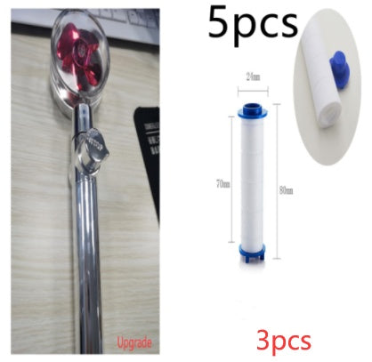 New Turbo Propeller Shower Head Water Saving High Pressure
