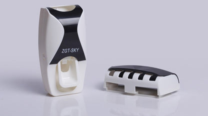 Toothbrush Holder Dust Proof Automatic Squeezer