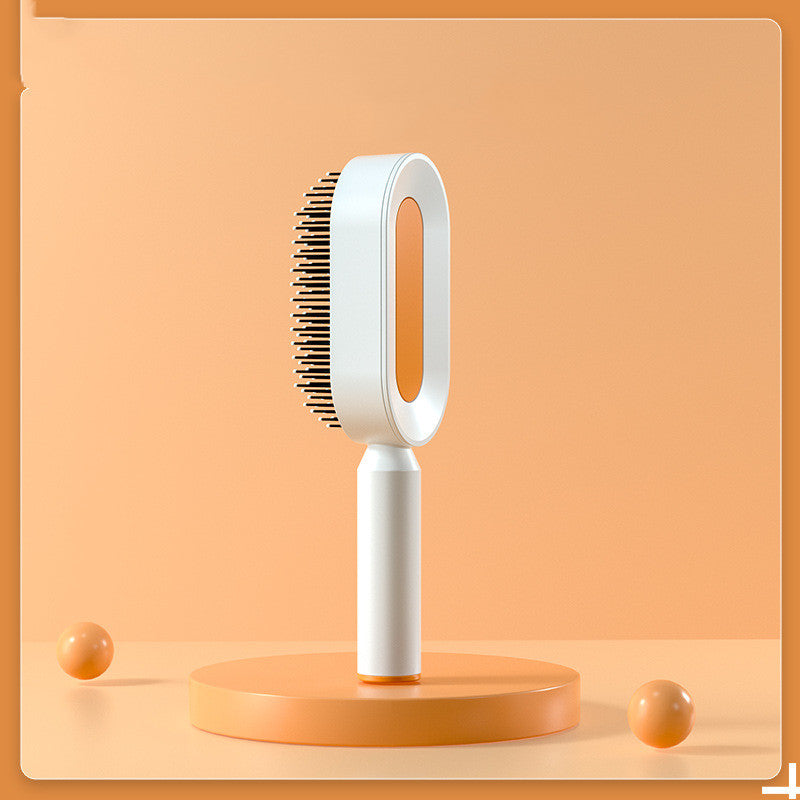 Self Cleaning Hair Brush For Women One-key Cleaning Hair Loss