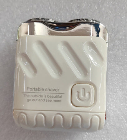 Portable Rotary Dual Ring Electric Shaver Men Travel