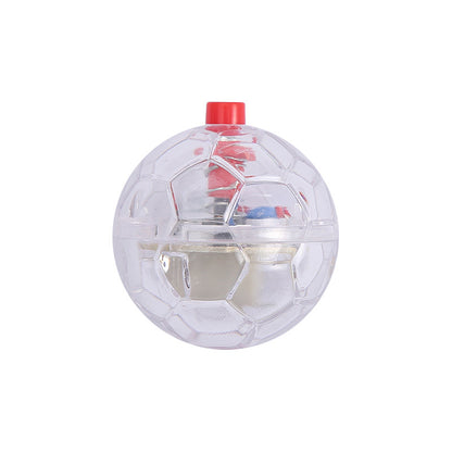 Cat Dog Toy Ball New Fashion Glowing Transparent Plastic Ball Pet